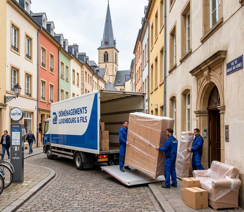 Arrivée du déménagement au Luxembourg — déménager avec ses animaux