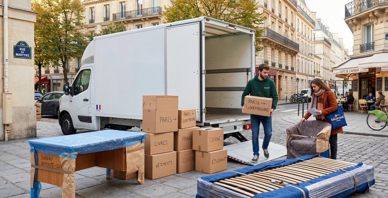 Déménagement vers Bonnevoie à Luxembourg