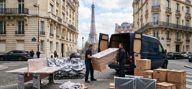 Déménagement de Paris vers Strassen