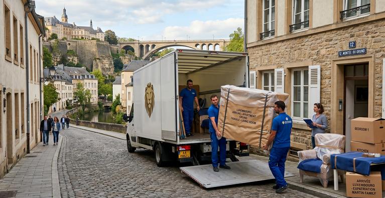 Installation au Luxembourg après le déménagement — déménagement Paris Diekirch
